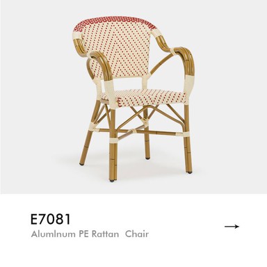 Scaune de sufragerie exterioare cu design din aluminiu